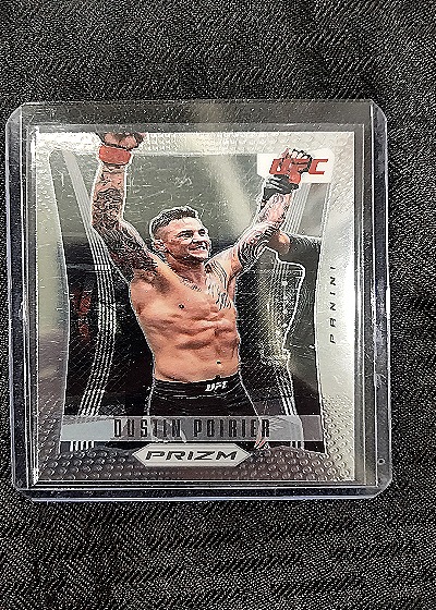 2022 Panini Prizm UFC #14 Dustin Poirier — front