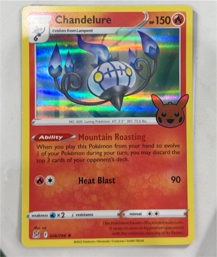 2023 Pokémon Trick or Trade #026 Chandelure — front