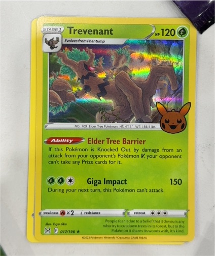 2023 Pokémon Trick or Trade #017 Trevenant — front