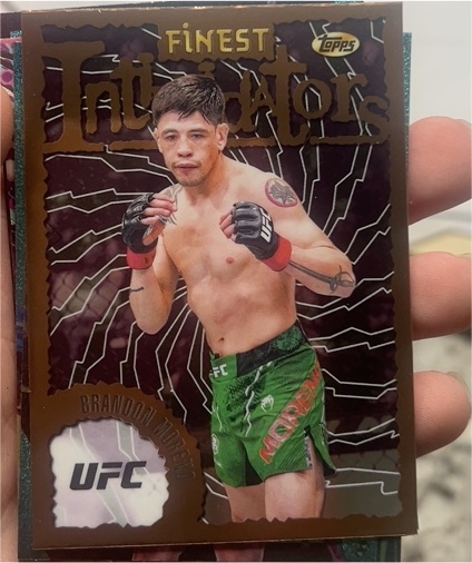 2024 Topps Finest UFC #INT-18 Brandon Moreno Intimidators — front