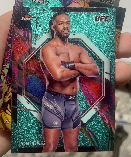 2024 Topps Finest UFC #61 Jon Jones — front