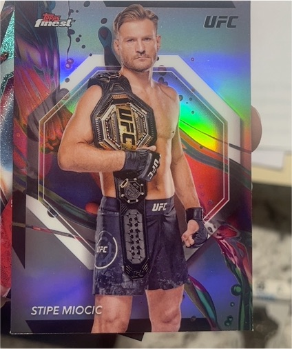 2024 Topps Finest UFC #7 Stipe Miocic — front