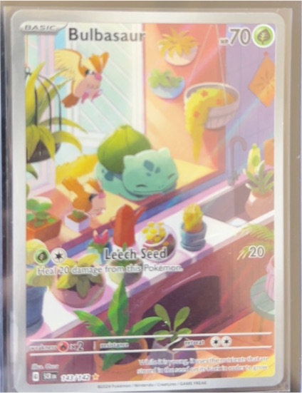 2024 Pokémon TCG Stellar Crown #143/142 Bulbasaur — front