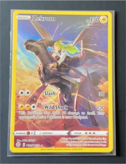 2022 Pokémon Brilliant Stars Trainer Gallery #TG05/TG30 Zekrom — front