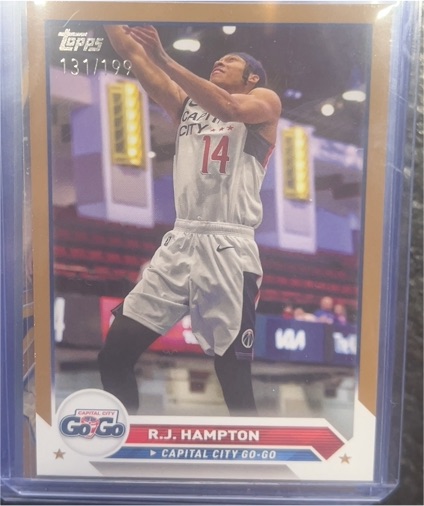 2023-24 Topps G-League #131 R.J. Hampton — front