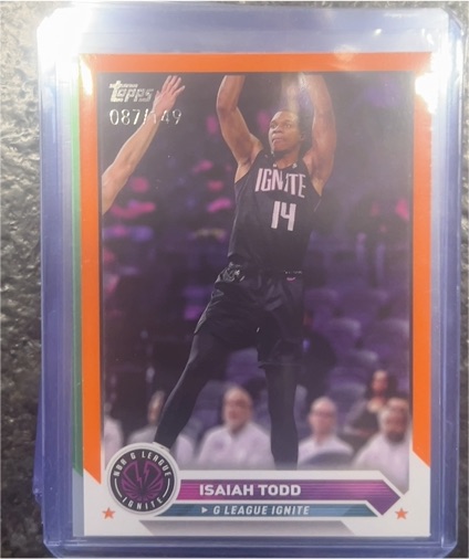 2023-24 Topps G-League #26 Isaiah Todd — front