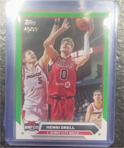 2023-24 Topps G-League #40 Henri Drell — front