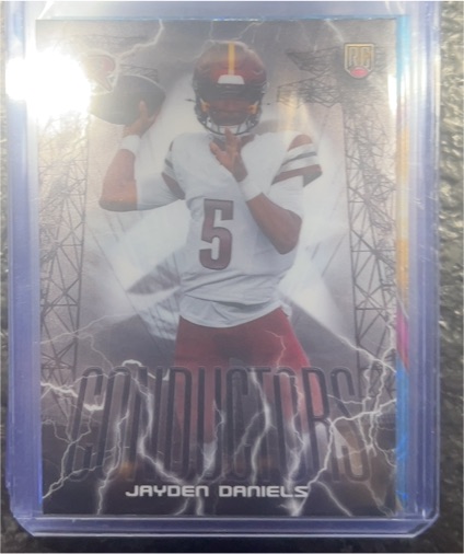2024 Topps Resurgence #C-6 Jayden Daniels Conductors Rookie Insert — front