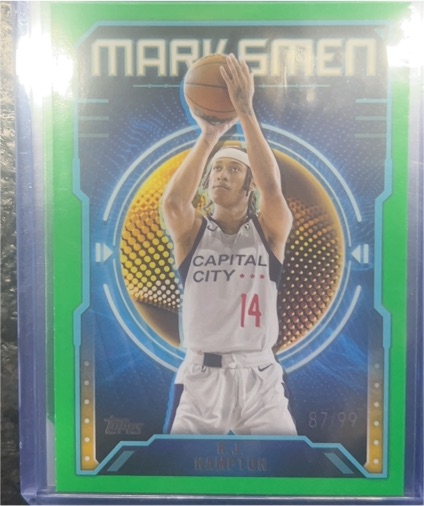 2023-24 Topps G-League Marksman #M-30 RJ Hampton — front