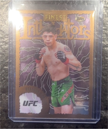 2024 Topps Finest UFC #INT-18 Brandon Moreno Intimidators — front
