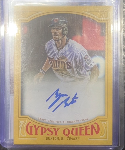 2016 Topps Gypsy Queen Gold #GQA-BB Byron Buxton — front