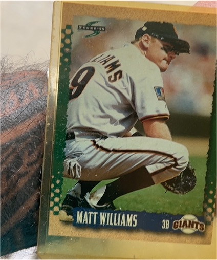 1995 Score #5 Matt Williams — front
