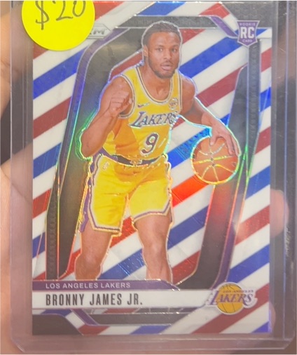 2024-25 Panini Prizm #243 Bronny James Jr. — front