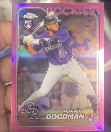 2024 Topps Chrome #99 Hunter Goodman — front