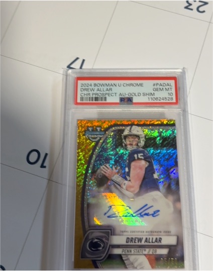 2024 Bowman U Chrome #PADAL Drew Allar — front