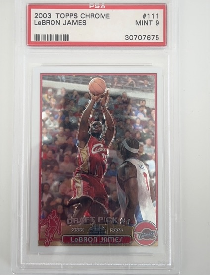 2003 Topps Chrome #111 LeBron James — front