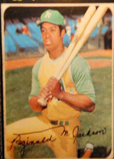 1971 Topps #20 Reggie Jackson — front