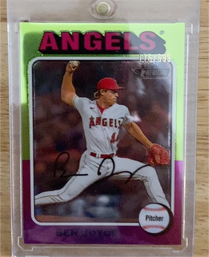 2024 Topps Heritage Mini #456 Ben Joyce — front