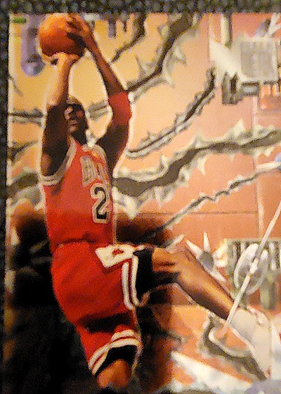 1996 Metal #241 Michael Jordan — front