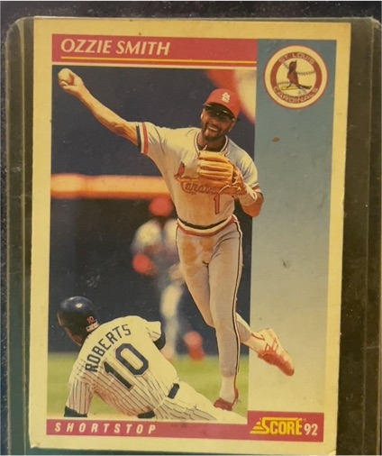 1992 Score #590 Ozzie Smith — front