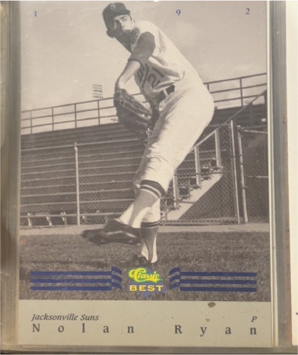 1992 Classic Best #BC1 Nolan Ryan — front