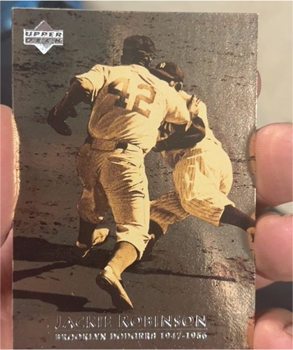 1997 Upper Deck #7 Jackie Robinson — front