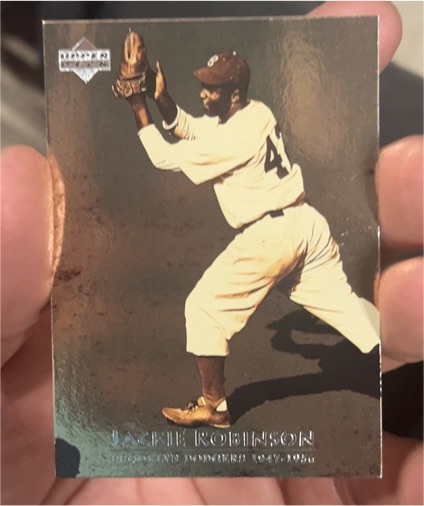 1997 Upper Deck #2 Jackie Robinson Brooklyn Dodgers — front