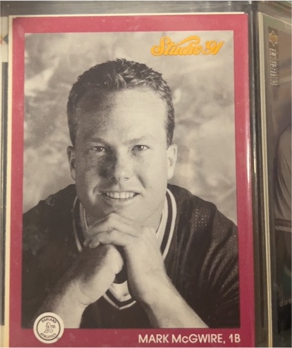 1991 Leaf Studio #106 Mark McGwire — front