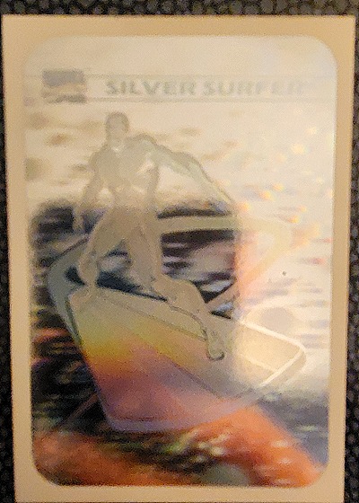 1990 Impel Marvel Universe Series 1 #MH3 Silver Surfer Hologram — front