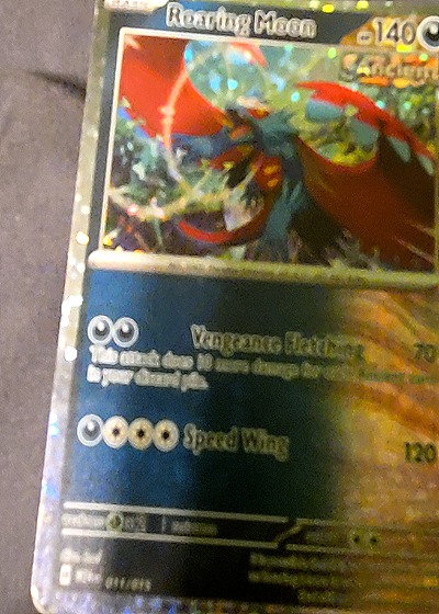 2024 Pokémon McDonald's Promo #011 Roaring Moon — front