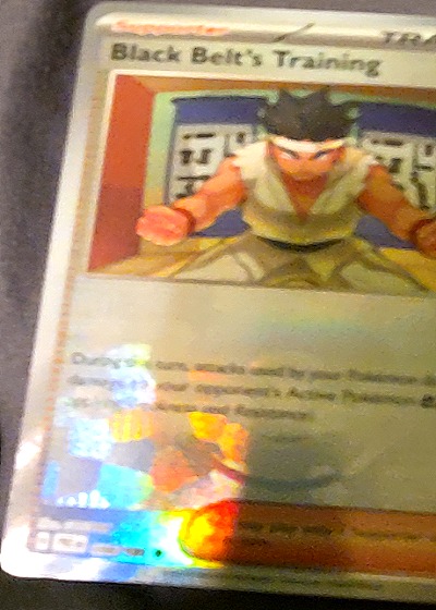 2021 Pokémon SV Prismatic Evolutions #096 Black Belt's Training — front