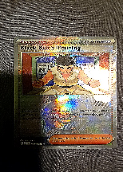 2016 Pokémon Prismatic Evolutions #96 Black Belt's Training — front