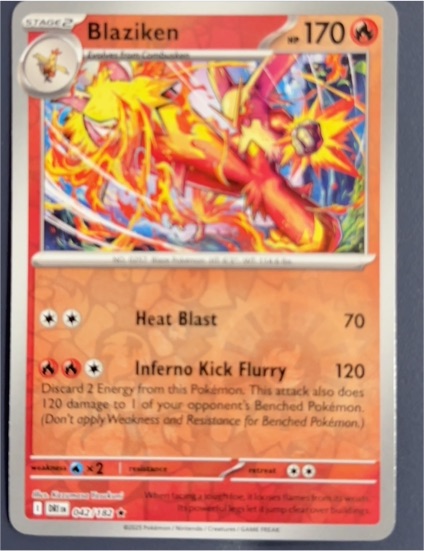2023 Pokémon SV10: Destined Rivals #042 Blaziken — front