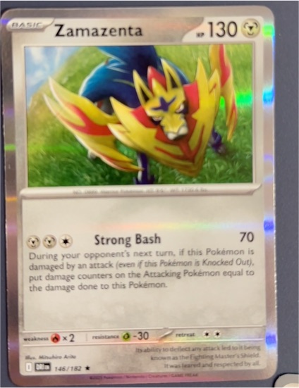 2024 Pokémon Scarlet & Violet Destined Rivals #146 Zamazenta — front