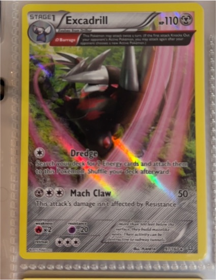 2015 Pokémon XY Primal Clash #97 Excadrill — front