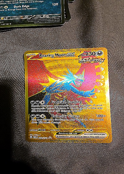 2022 Pokémon TCG Paradox Rift #262 Roaring Moon EX — front