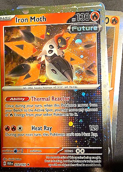 2023 Pokémon SV04: Paradox Rift #028 Iron Moth — front