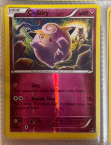 2016 Pokémon XY BREAKpoint #81 Clefairy — front