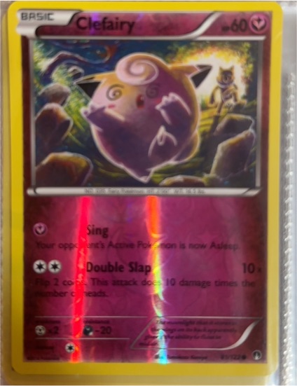 2016 Pokémon TCG XY Breakpoint #81 Clefairy — front