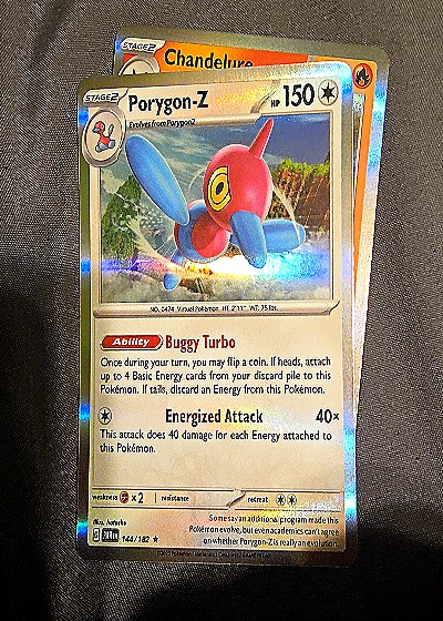 2022 Pokémon TCG Scarlet & Violet Paradox Rift #144 Porygon-Z — front