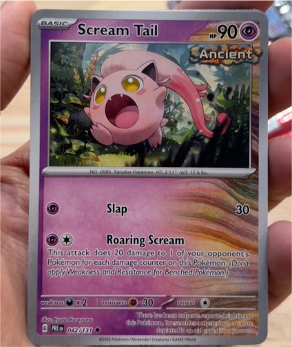 2021 Pokémon Prismatic Evolutions #042 Scream Tail — front