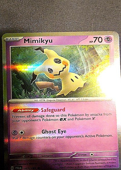 2023 Pokémon TCG Paldean Fates #037 Mimikyu — front