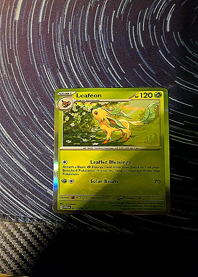 2023 Pokémon Prismatic Evolutions #005 Leafeon — front