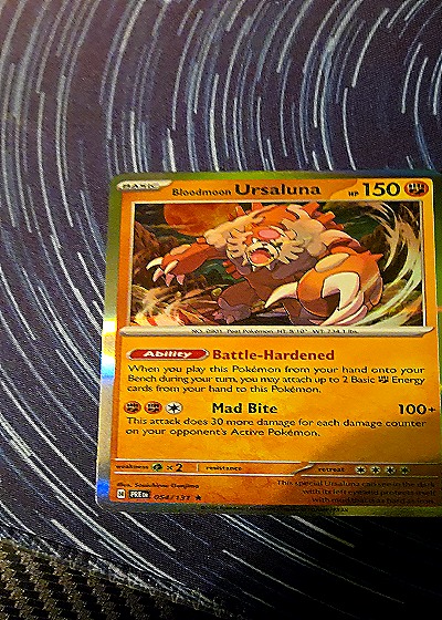 2023 Pokémon Shrouded Fable #025 Bloodmoon Ursaluna — front