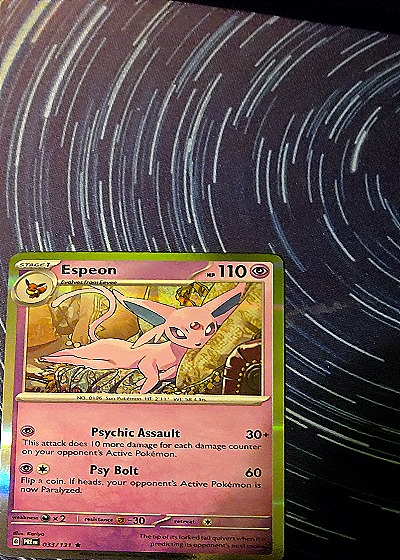 2016 Pokémon XY Prismatic Evolutions #33 Espeon — front