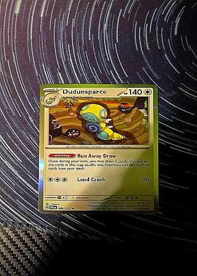 2021 Pokémon TCG Prismatic Evolutions #080 Dudunsparce — front