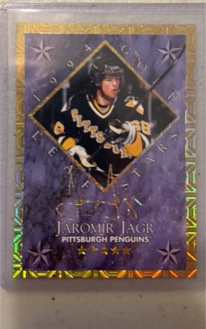 1994 Leaf Gold Leaf Stars #15 Jaromir Jagr — front