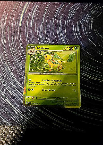 2014 Pokémon Prismatic Evolutions #5 Leafeon — front