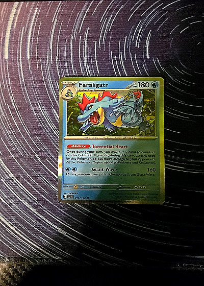 2024 Pokémon Temporal Forces #041 Feraligatr — front