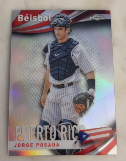 2021 Topps Chrome Beisbol #B-9 Jorge Posada — front